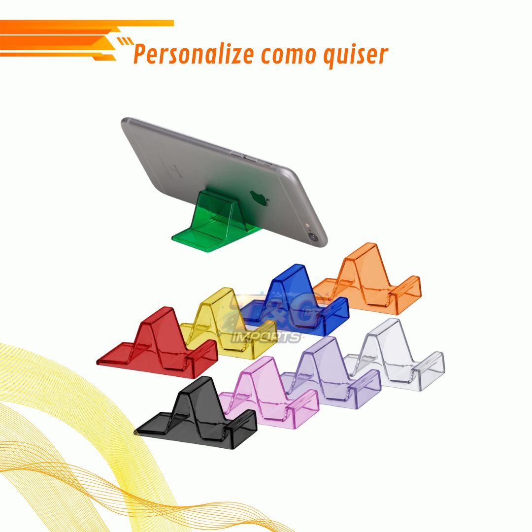 Kit com 50 Suportes de Celular em Acrílico com Personalização Total